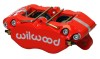 Wilwood Caliper-Dynapro Dust-Boot 5.25in Mount - Red 1.75in Pistons 1.00in Disc - Wilwood - part 120-15131-RD - TLNS Motorsports