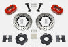 Wilwood Forged Dynalite Front Hat Kit 11.00in Drilled Red Integra/Civic w/Fac.240mm Rtr - Wilwood - part 140-8695-DR - TLNS Motorsports