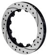 Wilwood Rotor-SV-SRP 72 Iron-LH-Drill-BLK 14.25 x 1.25 - 12 on 9.19in - Wilwood - part 160-9763-BK - TLNS Motorsports