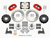 Wilwood Narrow Superlite 6R Front Hub Kit 14.00in Red 65-72 CDP C Body -Drum - Wilwood - part 140-15200-R - TLNS Motorsports
