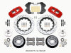 Wilwood AERO6 Front Hub Kit 15.00 Drilled-Red WWE ProSpindle - Wilwood - part 140-15025-DR - TLNS Motorsports