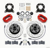 Wilwood Forged Dynalite-M Front Kit 11.30in 1 PC Rotor&Hub Drill-Red 1970-1973 Mustang Disc & Drum - Wilwood - part 140-13477-DR - TLNS Motorsports