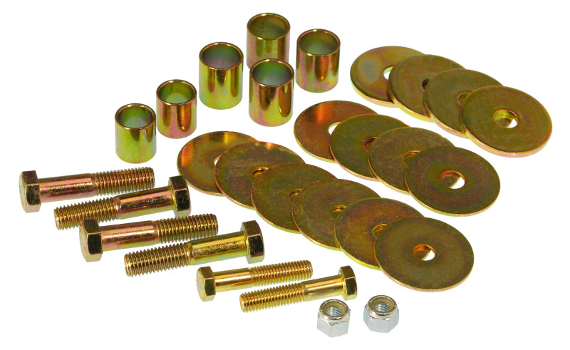 Prothane 67-81 Chevy Camaro Body Mount Hardware Kit - Red - part 7-140 - TLNS Motorsports
