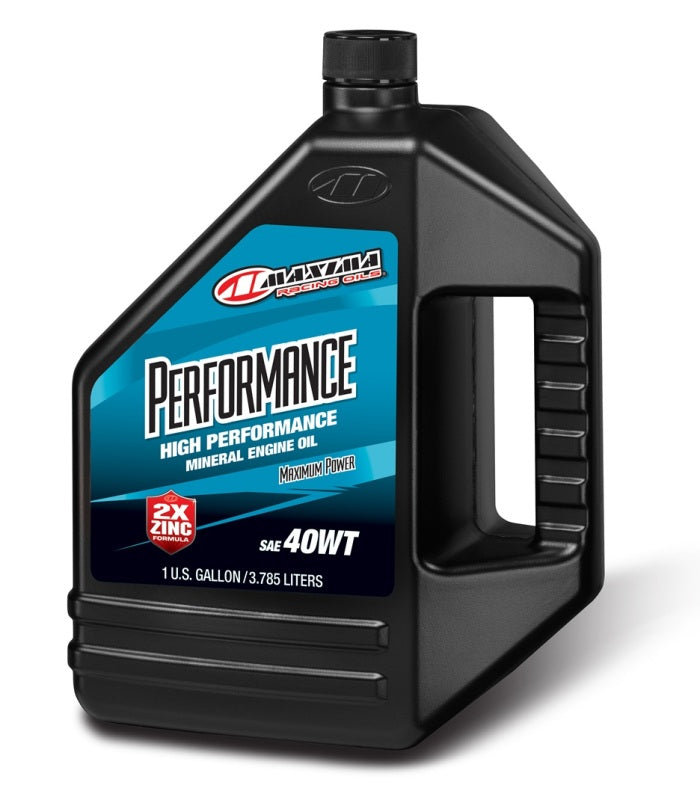 Maxima Performance Auto Performance Straight 40wt Mineral Engine Oil - Gallon - Maxima - part 39-409128 - TLNS Motorsports