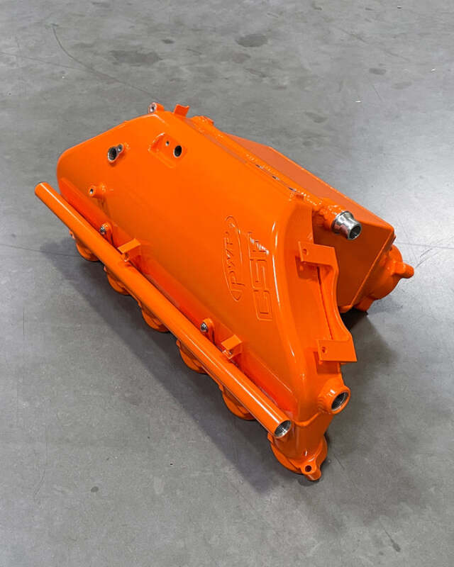 CSF BMW M2/M3/M4 S58 (G8X) Charge-Air Cooler Manifold - Kyalami Orange - CSF - part 8233KO - TLNS Motorsports