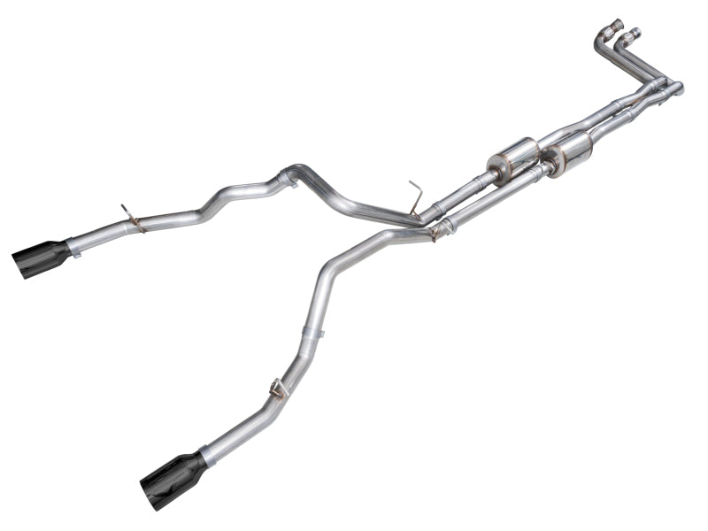AWE Tuning 2025+ RAM 1500 3.0TT Rebel 0FG Cat-Back Exhaust w/ Diamond Black Tips - AWE Tuning - part 3015-33531 - TLNS Motorsports