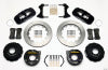 Wilwood AERO4 Rear P-Brake Kit 14.00in Ford 8.8 w/2.5in Offset-5 Lug - Wilwood - part 140-10952 - TLNS Motorsports