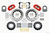 Wilwood Narrow Superlite 4R Front Hat Kit 14.00in Drill Red 66-75 Ford Bronco Dana 30/44 w/Lines - Wilwood - part 140-13329-DR - TLNS Motorsports