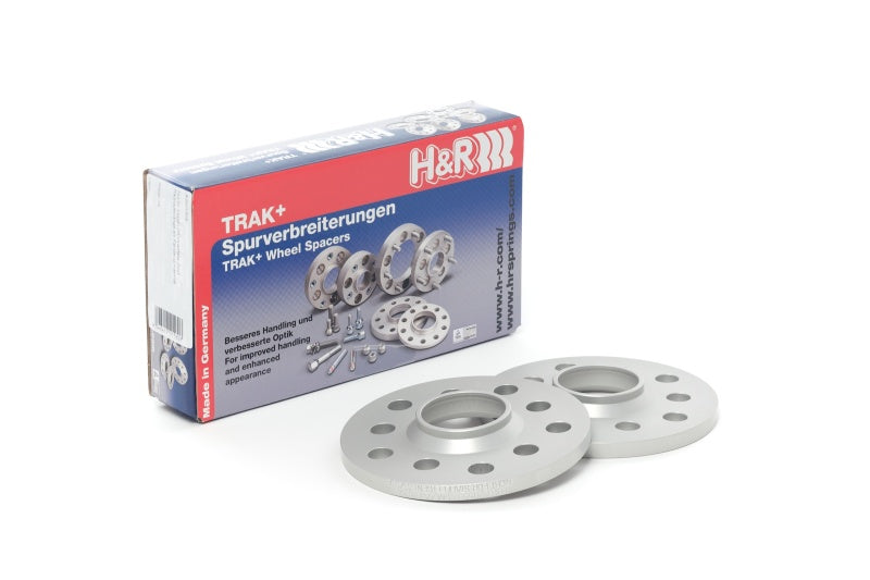 H&R Trak+ 13mm DR Spacer Bolt Pattern 5/112 CB 66.5mm Bolt Thread 14x1.25 - Black - part 2655664SW - TLNS Motorsports
