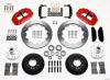 Wilwood Narrow Superlite 6R Front Hub Kit 12.88in Red 1968-1969 Mustang Disc Spindle - Wilwood - part 140-10219-R - TLNS Motorsports