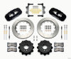 Wilwood AERO4 Rear Kit 14.00 2007-2011 BMW E90 Series w/Lines - Wilwood - part 140-13583 - TLNS Motorsports