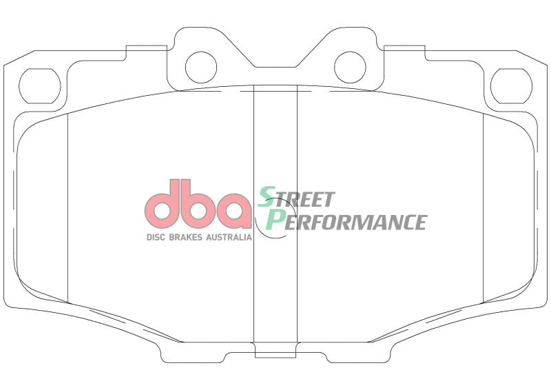 DBA 83-90 Toyota Land Cruiser SP Performance Front Brake Pads - Front - DBA - part DB288SP - TLNS Motorsports