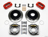 Wilwood Dynapro Low-Profile 11.00in P-Brake Kit Drill-Red New Big Ford 2.50in Offset - Wilwood - part 140-11390-DR - TLNS Motorsports