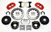 Wilwood Narrow Superlite 4R Rear P-Brk Kit 12.88in Drilled Red Mopar/Dana 2.36in Off w/Snap Ring - Wilwood - part 140-9222-DR - TLNS Motorsports