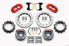 Wilwood Narrow Superlite 4R Rear P-Brk Kit 12.88in Drill Red Strange Eng Floater 3.49in Offset - Wilwood - part 140-12435-DR - TLNS Motorsports