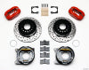 Wilwood Forged Dynalite P/S Park Brake Kit Drilled Red Chevy 12 Bolt-Spec 3.15in Brng Staggered mt - Wilwood - part 140-10918-DR - TLNS Motorsports