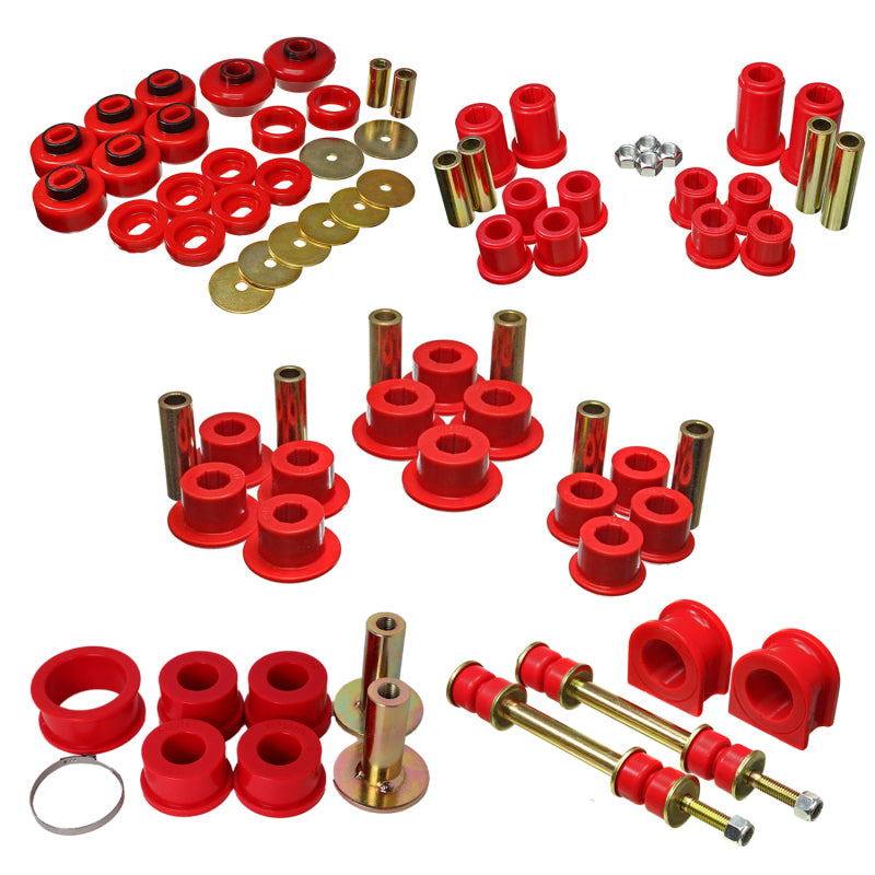 Energy Suspension 07-13 Chevrolet Silverado C1500 Master Set - Red - Energy Suspension - part 3.18137R - TLNS Motorsports