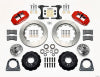 Wilwood Narrow Superlite 6R Front Hub Kit 14.00in Red TCI-IFS 71-78 (Pinto Based) - Wilwood - part 140-13225-R - TLNS Motorsports