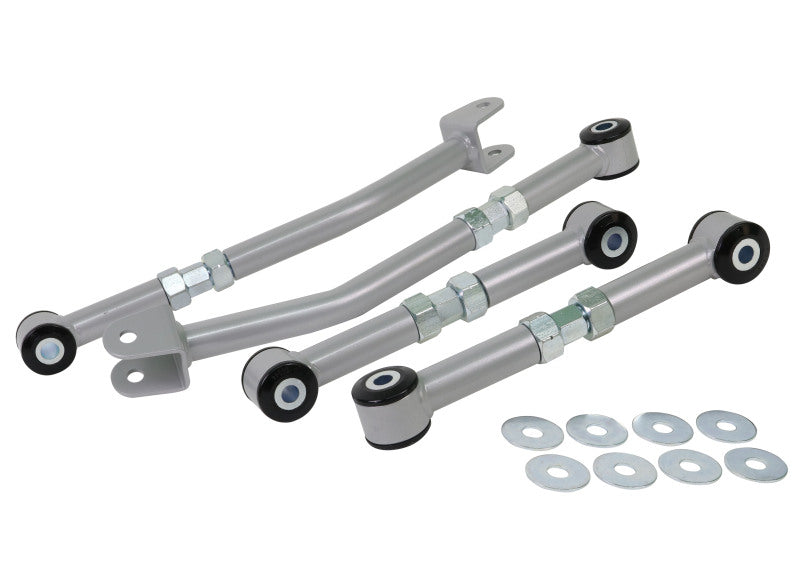 Whiteline 98-08 Subaru Legacy Liberty Rear Lower Control arm-adjust toe/camber - part KTA124 - TLNS Motorsports
