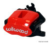 Wilwood Caliper-Combination Parking Brake-L/H-Red 41mm piston 1.00in Disc - Wilwood - part 120-10110-RD - TLNS Motorsports