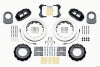 Wilwood Narrow Superlite 4R Front Hat Kit 12.88in Red 66-75 Ford Bronco Dana 30/44 w/Lines - Wilwood - part 140-13304-R - TLNS Motorsports