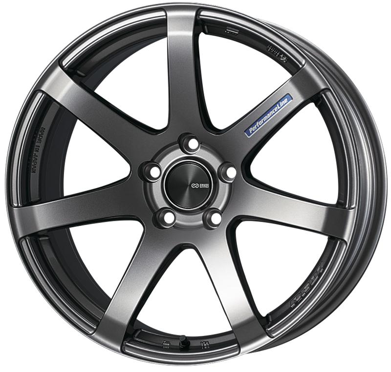 Enkei PF07 19x10 5x114.3 75mm Offset Dark Silver Wheel - part 490-910-6518DS - TLNS Motorsports
