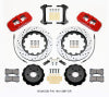 Wilwood AERO6 Front Hat Kit 15.00 Drilled Red 15-23 Mustang w/Lines - Wilwood - part 140-13887-DR - TLNS Motorsports