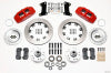 Wilwood Dynapro 6 Front Hub Kit 12.19in Drilled Red 67-69 Camaro (*Line Kit Needed*) - Wilwood - part 140-10510-R - TLNS Motorsports