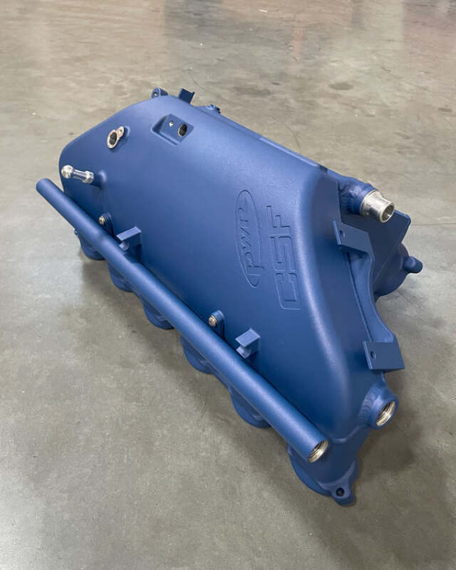 CSF BMW M2/M3/M4 S58 (G8X) Charge-Air Cooler Manifold - Peppa Blue - CSF - part 8233PB - TLNS Motorsports