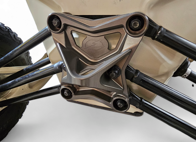 Elektric Offroad 2017-2021 Can Am X3 Maverick Volt Radius Rod Plate Anodized Gun Metal - Elektric Off Road - part RRP210013 - TLNS Motorsports