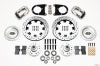 Wilwood Forged Dynalite Front Kit 12.19in Drilled Polished 37-48 Ford Psgr. Car Spindle - Wilwood - part 140-8583-DP - TLNS Motorsports