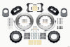 Wilwood Narrow Superlite 4R Front Hat Kit 14.00in 66-75 Ford Bronco Dana 30/44 w/Lines - Wilwood - part 140-13329 - TLNS Motorsports