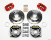 Wilwood Dynapro Low-Profile 11.00in P-Brake Kit - Red Chevy 12 Bolt 2.75in Off w/ C-Clips - Wilwood - part 140-11398-R - TLNS Motorsports