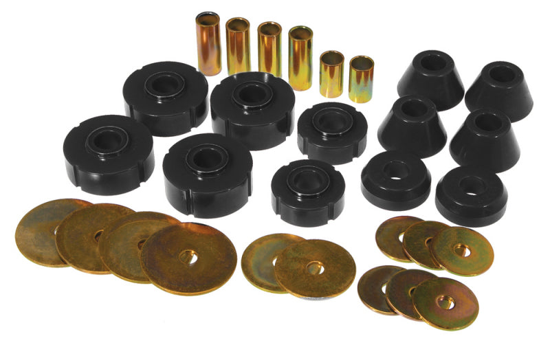 Prothane 73-80 Chevy C10 Body Mount Kit - Black - Prothane