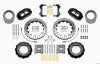 Wilwood Narrow Superlite 4R Front Hat Kit 12.88in Drilled 76-77 Ford Bronco Dana 44 w/Lines - Wilwood - part 140-13305-D - TLNS Motorsports