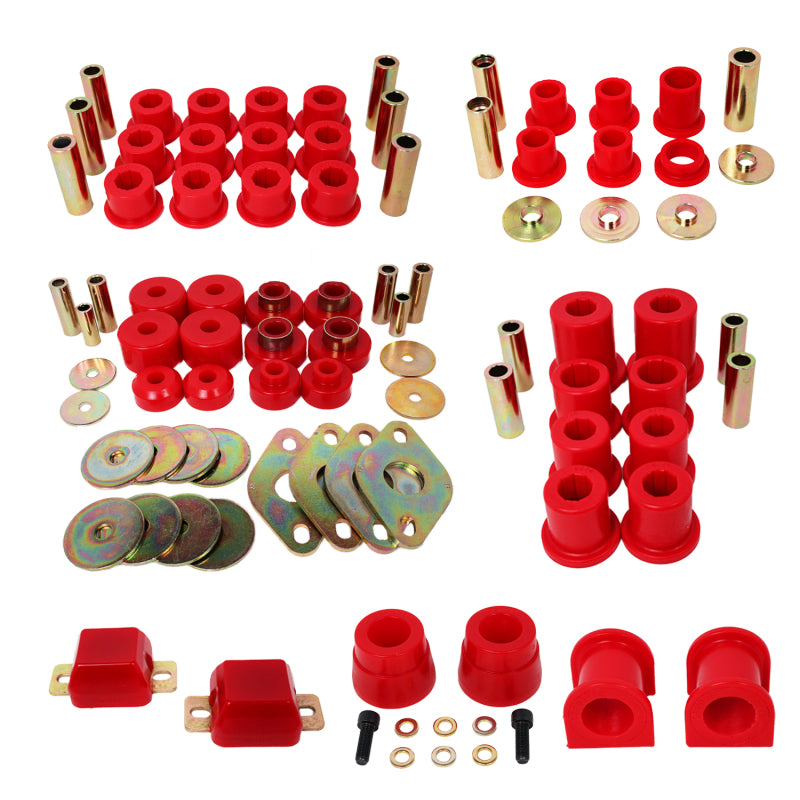 Energy Suspension Toyota Tacoma 2wd 6 Lug Master Set - Red - Energy Suspension - part 8.18120R - TLNS Motorsports