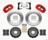 Wilwood Narrow Superlite 6R Front Hat Kit 14.00in Red 2005-2014 Mustang - Wilwood - part 140-9110-R - TLNS Motorsports