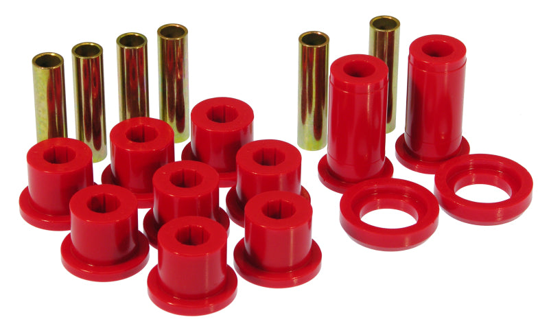 Prothane 82-00 GM S-Series 2/4wd Rear Spring & Shackle Bushings - Red - Prothane