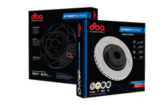 DBA 90-01 Integra / 93-05 Civic Front Slotted Street Series Rotor (4 Lug Only) - part DBA474S - TLNS Motorsports