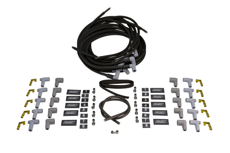 Fast Wire Set, Firewire W/ Sleeve, 8 Cyl., 90 Degree Plug, Universal - FAST - part 295-0082 - TLNS Motorsports