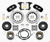 Wilwood AERO4 Rear Kit 14.00 Drilled 2005-2014 Mustang w/ BMR Suspn. w/Lines - Wilwood - part 140-13686-D - TLNS Motorsports