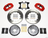 Wilwood Narrow Superlite 6R Front Hat Kit 14.00in Red Nissan 370Z/Fiti G37 - Wilwood - part 140-11584-R - TLNS Motorsports