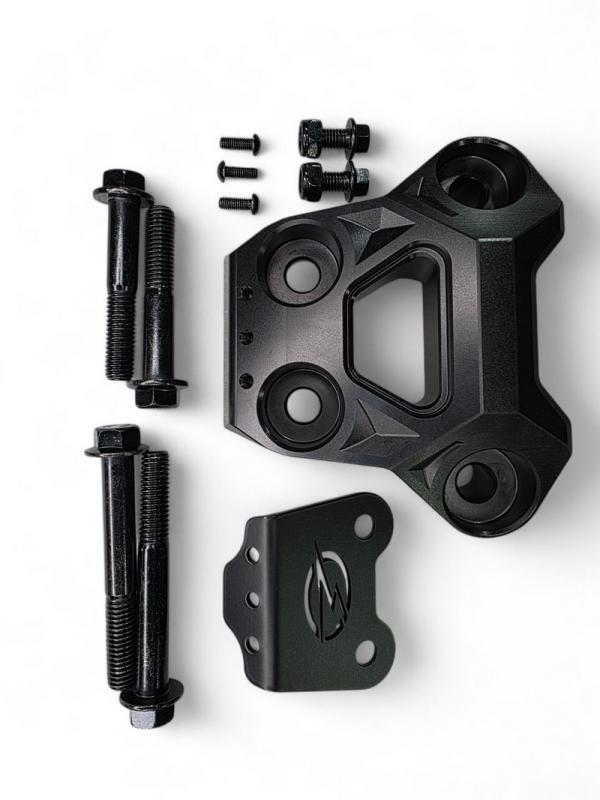 Elektric Offroad 2024+ Can Am Maverick R Radius Rod Plate Anodized Black - Elektric Off Road - part RVMSM0017-B - TLNS Motorsports