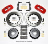 Wilwood AERO4 Rear Kit 14.25in Drilled Red 2014-Up Challenger w/Lines - Wilwood - part 140-14068-DR - TLNS Motorsports