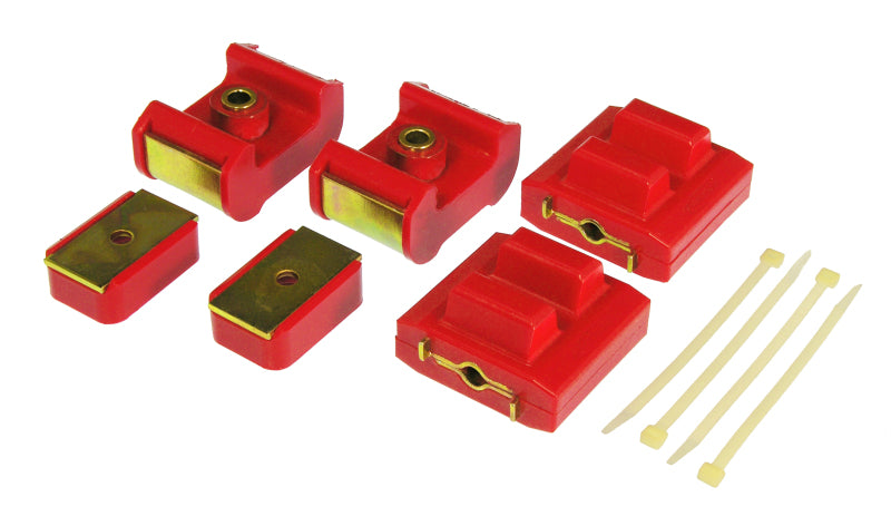 Prothane GM Motor & Trans Mount Kit - Red - part 7-1904 - TLNS Motorsports