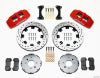 Wilwood Dynapro 6 Front Hat Kit 12.19in Drilled Red 94-01 Honda/Acura w/262mm Disc - Wilwood - part 140-10735-DR - TLNS Motorsports
