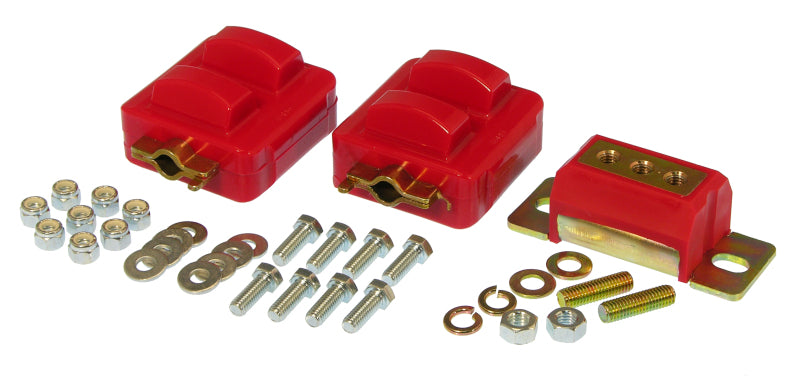 Prothane GM Motor & Trans Mount Kit - Red - part 7-1908 - TLNS Motorsports