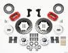 Wilwood Dynapro Dust-Boot Front Kit 11.00in Drilled-Red 74-80 Pinto/Mustang II Disc Spindle only - Wilwood - part 140-13377-DR - TLNS Motorsports