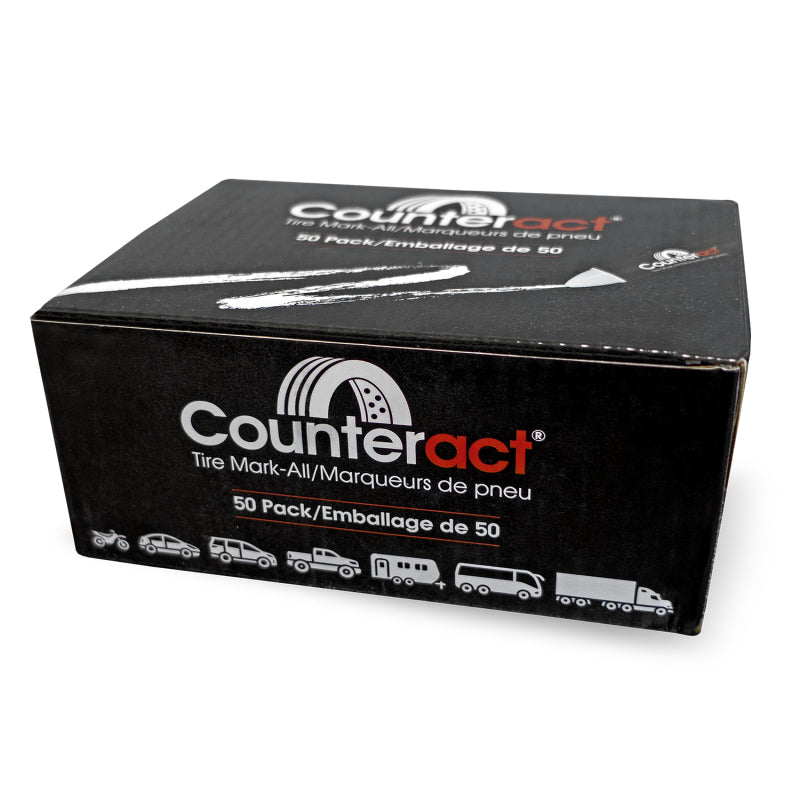 Counteract Mark-All Tire Crayon - White - 50 Pack - Counteract - part TC50 - TLNS Motorsports