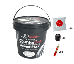 Counteract Motorcycle Balance Beads Shop Service Bucket: 20 packs - 2oz bags - part MKSP2 - TLNS Motorsports